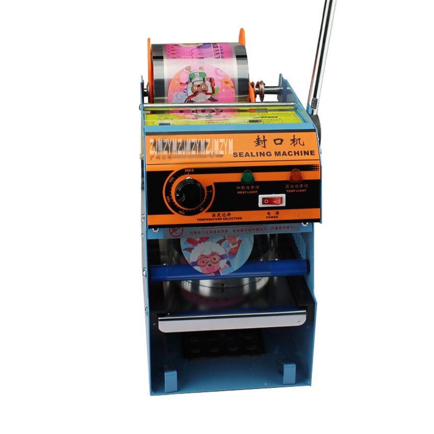 Manual Pearl Milk Tea Sealing Machine WY-806A Tea Cup Sealing Machine Plastic Sealer 7, 7.5, 9.5 MM 270W 220V / 50Hz