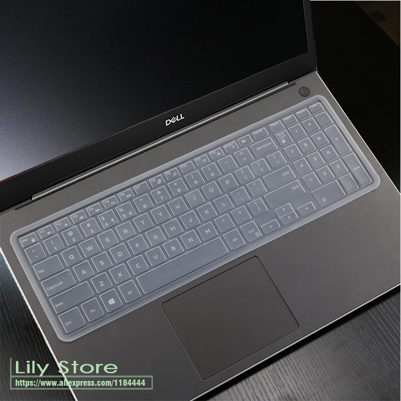 for dell Inspiron 15 3000 3580 3583 3584 3585 3582 3590 G3 3573 3576 3578 3579 15.6 inch laptop Keyboard Cover Protector Skin: transparent