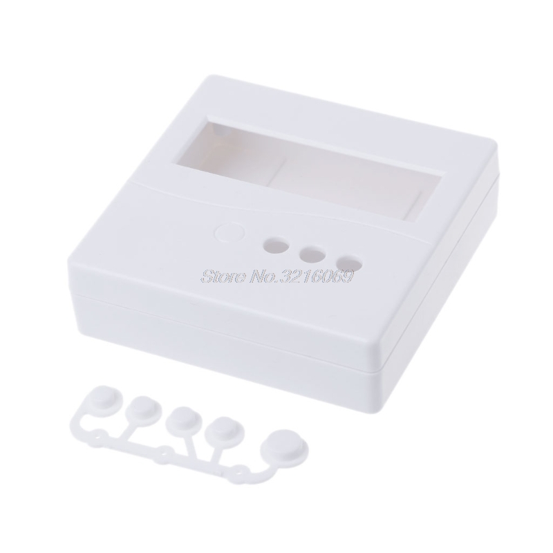 86 Plastic Project Box Enclosure Case for DIY LCD1602 Meter Tester With Button Whosale&amp