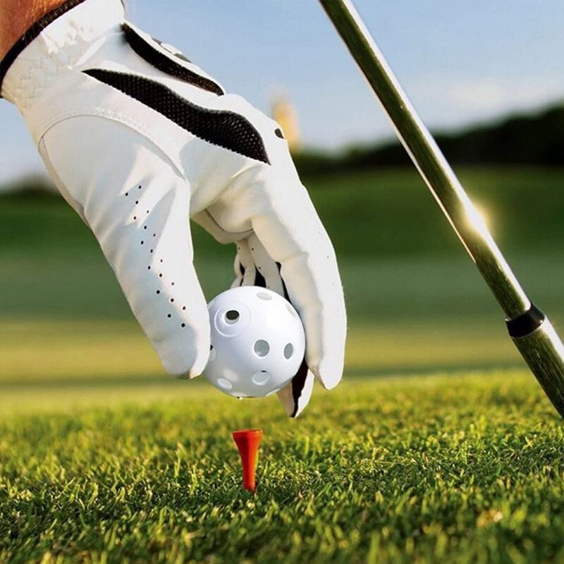 Lot de 12/50 balles d'entraînement de golf en plastique crestgolf – airflow 40mm balles de golf pour practice, entraînement au swing, usage domestique, jeux pour animaux