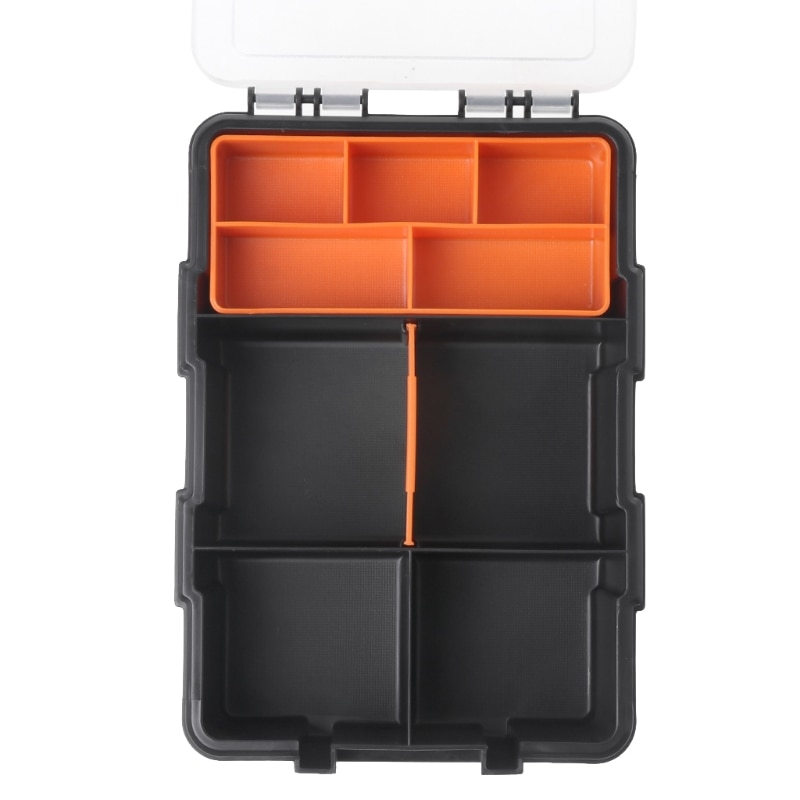 1 St Hardware Doos Transparant Multifunctionele Opslag Tool Case Plastic Organizer