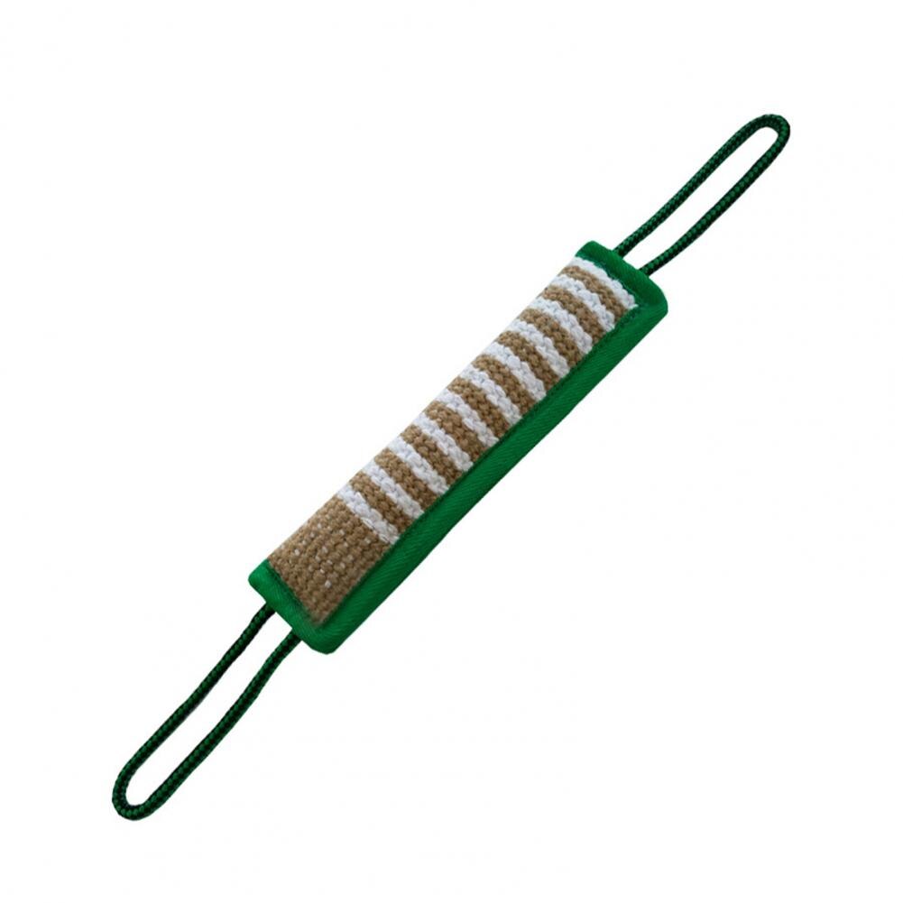Jouet mordant pour chien, bâton robuste, motif rayé, soins dentaires, entraînement, oreiller: Green