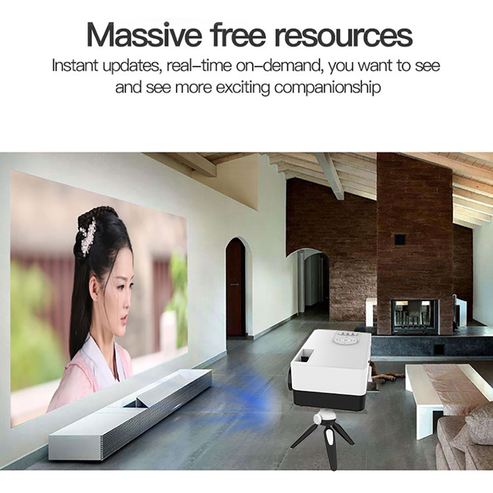 Global Version 4K Projector Full HD 1080P Mini LED Portable Projector Bluetooth WIFI Full HD TV Projector For Home Office