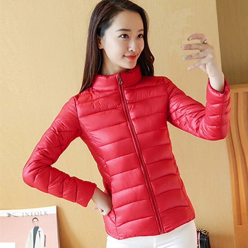 Winter Spring Women Jacket Short Down Outwear Female Winter Coat Cotton Padded Warm Jacket Outwear Women Winter Coat M-XXXL