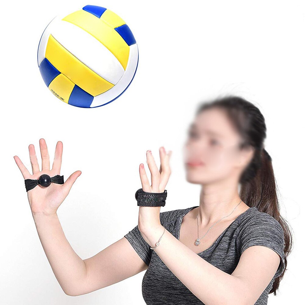 Bandas de microfibra para entrenamiento de voleibol, correa para práctica de posición de la mano, herramienta de entrenamiento, corrección de tipo, 1 par