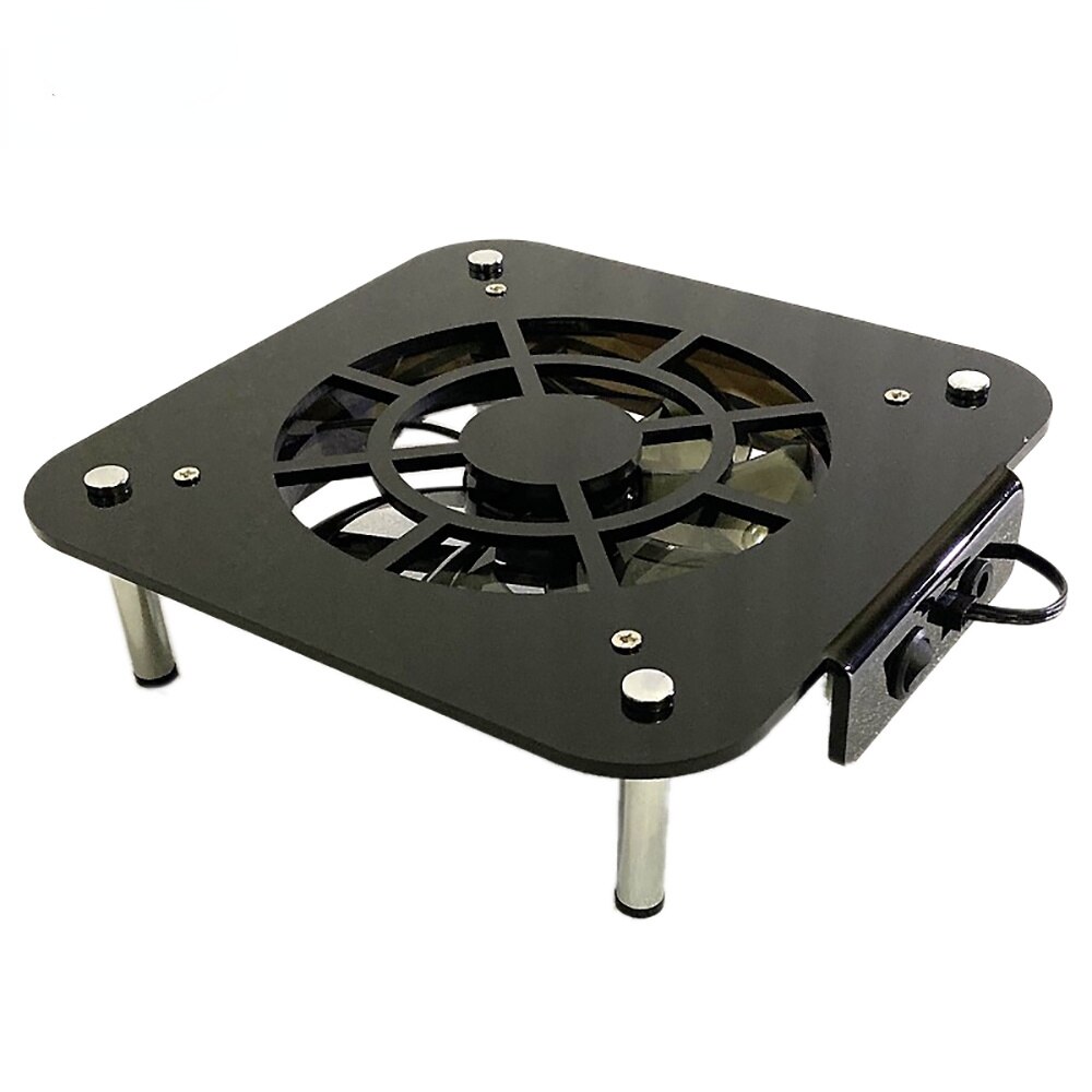 Ventilador de refrigeración con Base de disipación de calor, Marco Mod para Mac Mini radiador, Overclock con 12cm, 14cm, ventilador silencioso, chasis Acrílico