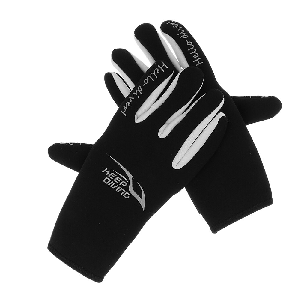 unisex Prämie 3mm Neopren Neoprenanzug Handschuhe Tauchen Tauchen Schwimmen Surfen Schnorcheln Kajak Handschuhe Schwarz S
