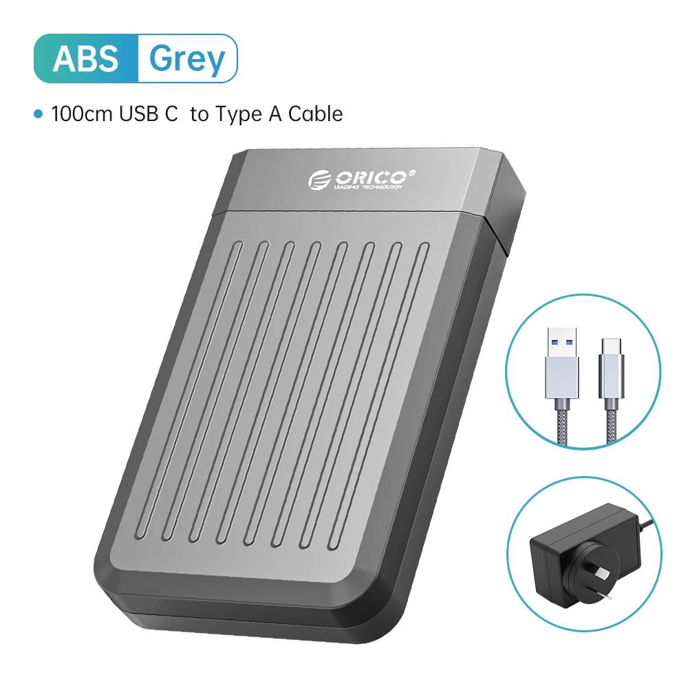 Orico Hdd Case 3.5 "Harde Schijf Behuizing Usb Type C Sata 6Gbps Voor Ssd Hdd Externe Harde Schijf Case Ondersteuning Uasp 18Tb
