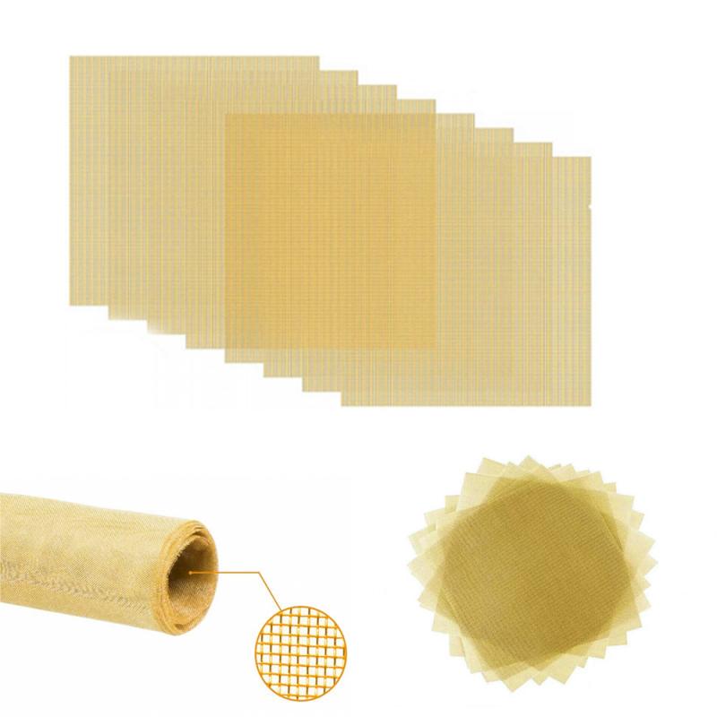 Fil métallique tissé en laiton, 20 à 200 mailles, tissus de protection, fil de cuivre, filet filtrant, outil d'écran de Signal Non magnétique