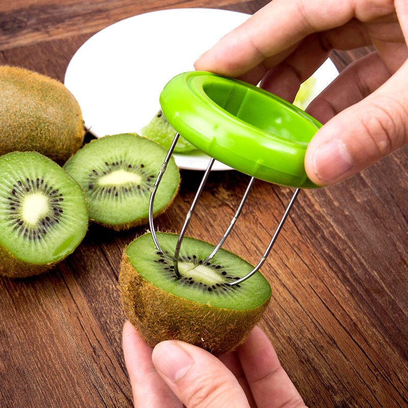 Kiwi Dunschiller Keuken Afneembare Fruit Kiwi Cutter Salade Koken Gereedschap Peeling Gadgets Keuken Gadgets Accessoires