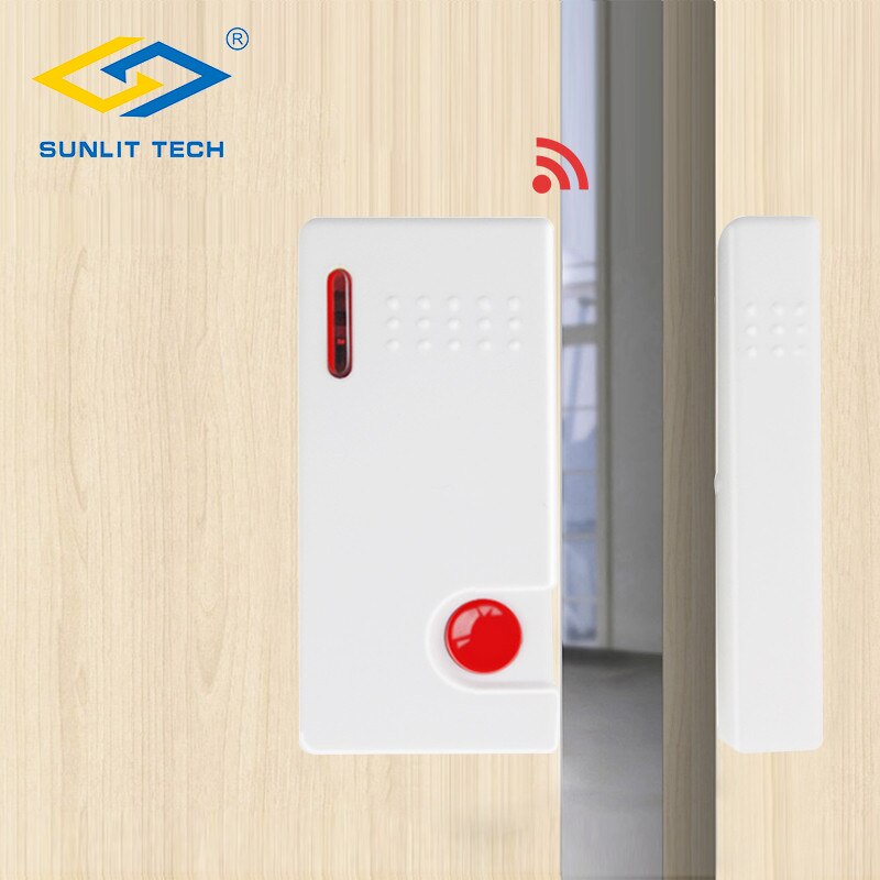 Draadloos alarmsysteem met deuropeningssensor voor inbraakbeveiliging voor 433 mhz deurmagneetschakelaar deuralarmcontactdetector