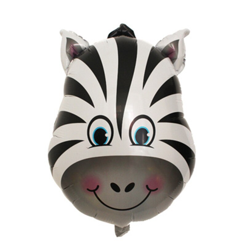 20 st jumbo djur zoo ballonger klassiska leksaker jul födelsedag bröllop dekoration fest uppblåsbara luftballonger: Zebra