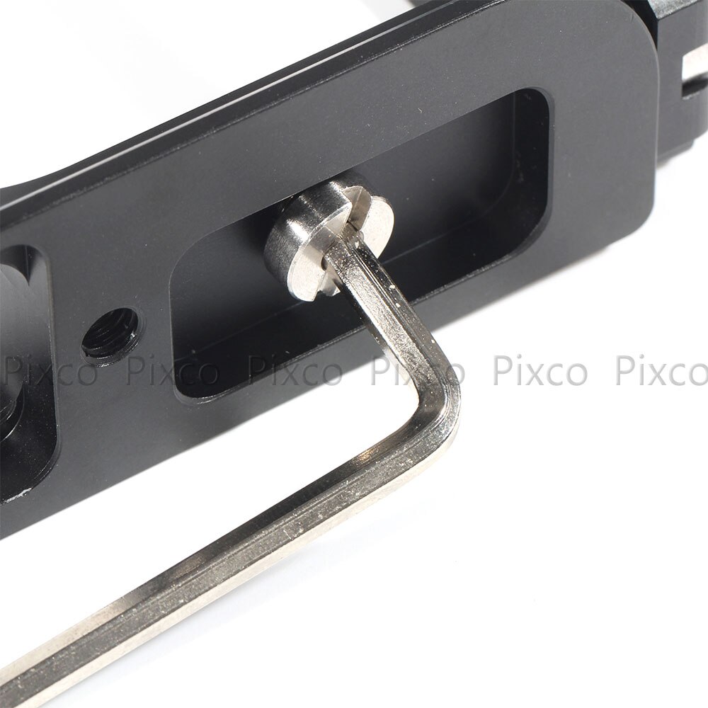 Pixco NX1000 NX1100 Pro Vertical Tipo L Suporte Tripé Quick Release Placa Base Pega Para Samsung NX1000 NX1100
