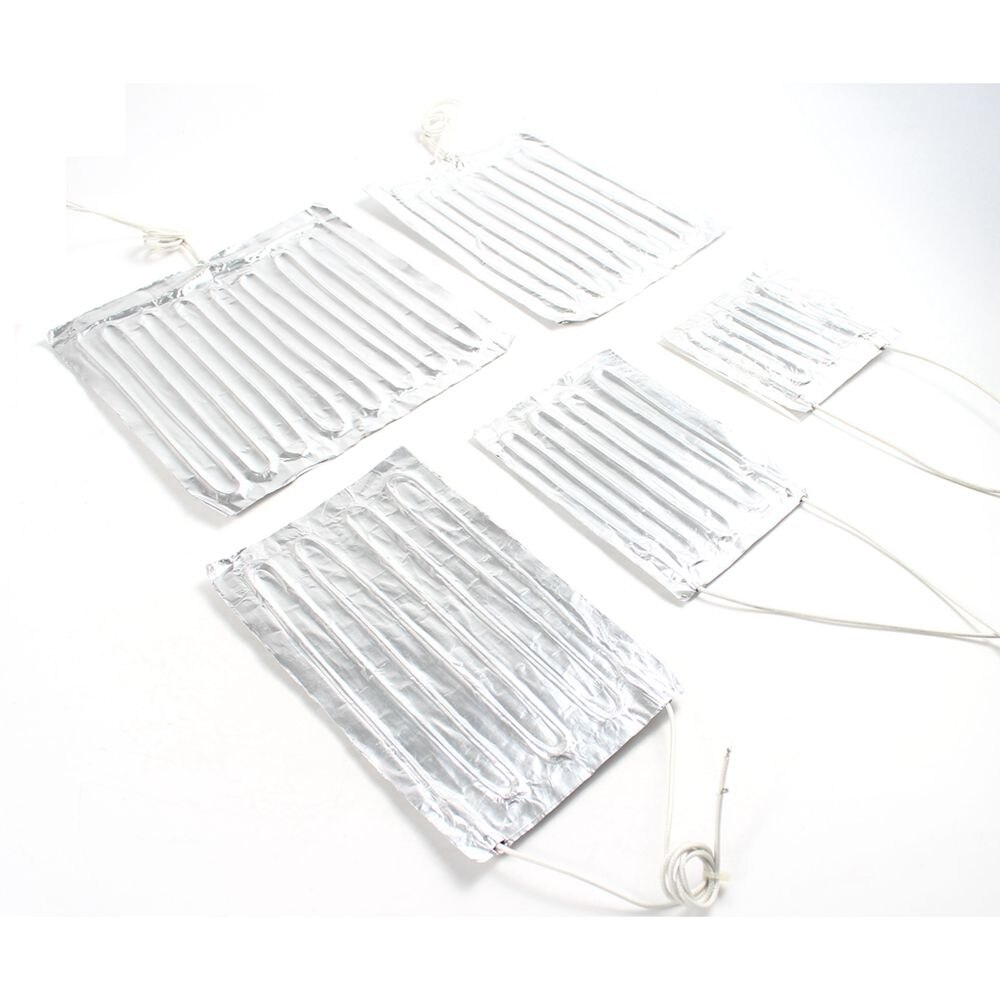 300x300mm 220V Aluminum Foil Heating Pad Rubber Heat Mat Heated Bed Plate Heater Self-adhesive Flexible Waterproof 3D Printer