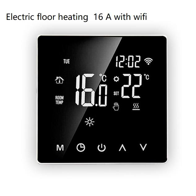 Alexa smart life opentherm digital wifi temperatursensor tuya: Gulvvarme wifi