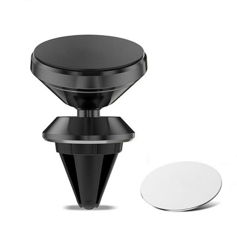 Iksnail magneettinen autopuhelimen pidike samsung galaxy note 9 8 tuuletusaukkoon kiinnitettävä magneetti puhelinteline iphone xs max gps telineille: Tyyppi 2 musta
