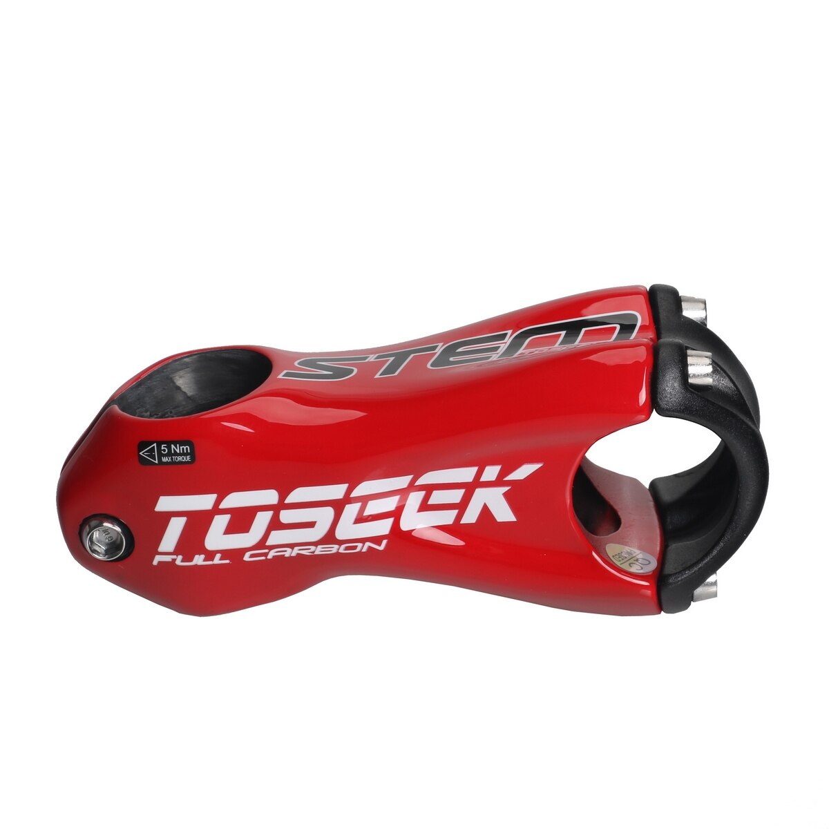 TOSEEK – tige de vélo en Fiber de carbone à 10 degrés, guidon/fourche de vélo de route, diamètre 31.8/28.6mm, 3 couleurs: red 80