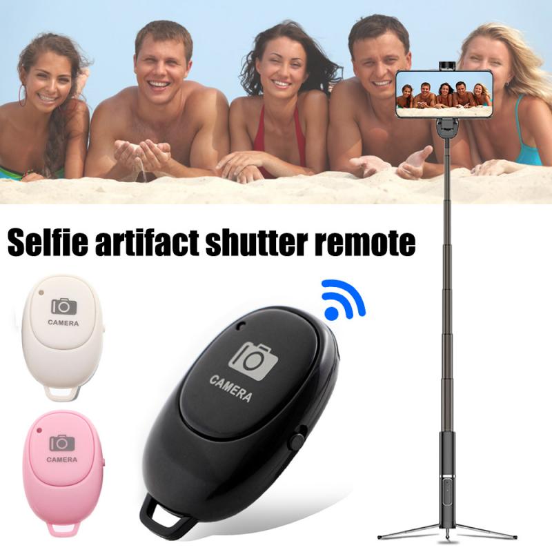 Camera Sluiter Afstandsbediening Bluetooth Draadloze Selfie Button Clicker Voor Android Ios Smartphones Selfie Artefact Controle
