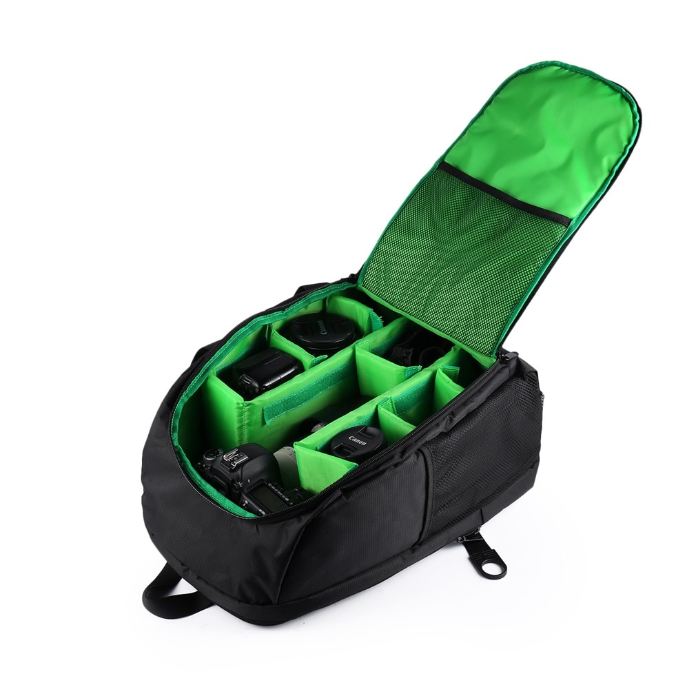 Waterproof DSLR Camera Bag with Rain Cover Backpack Video Photo Bags for Camera with Adjustable Padded Dividers Soft Bag