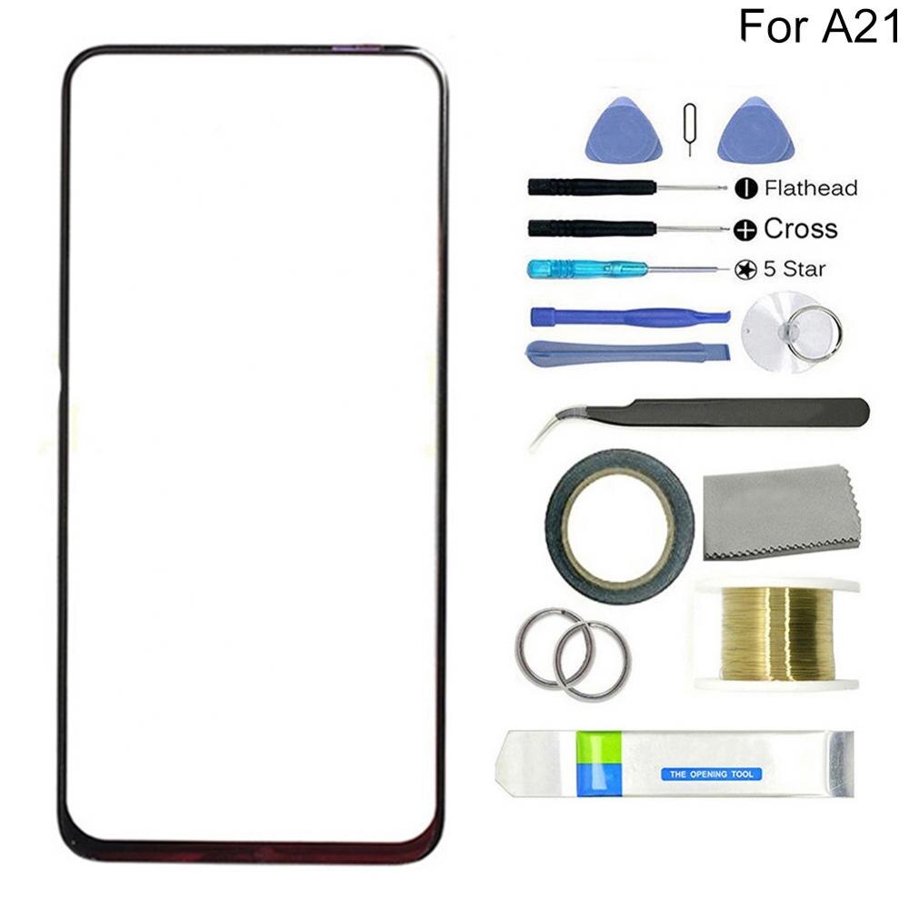 Suitable for Samsung Galaxy A21 A31 A41 replacement screen front glass lens repair kit touch screen glass + repair tool