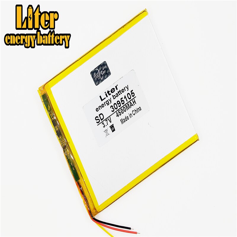 3 linie Polymer lithium-batterien 3,7 V 4500mAh 3095105 Für 7 inch 9 inch 12-zoll Tablet PC