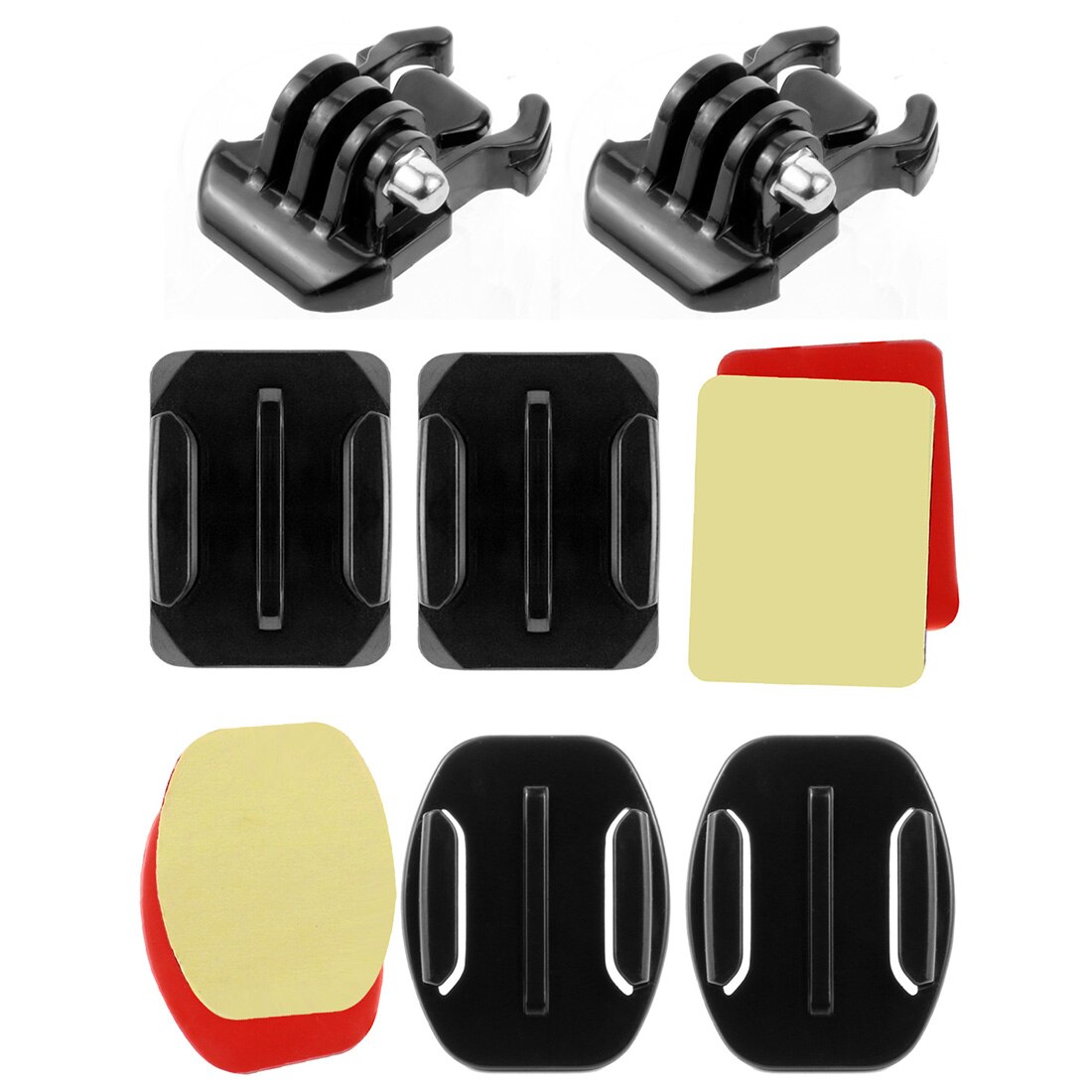Hebilla de liberación rápida para GoPro Hero 9, 8, 7, 5, Yi, Sjcam, SJ4000, SJ5000, accesorios: Buckle Base Combo