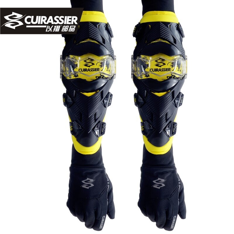 Protège-genoux Et Tibias WOSAWE Moto VTT VTT MX Racing - Taille Unique, Armure Respirante