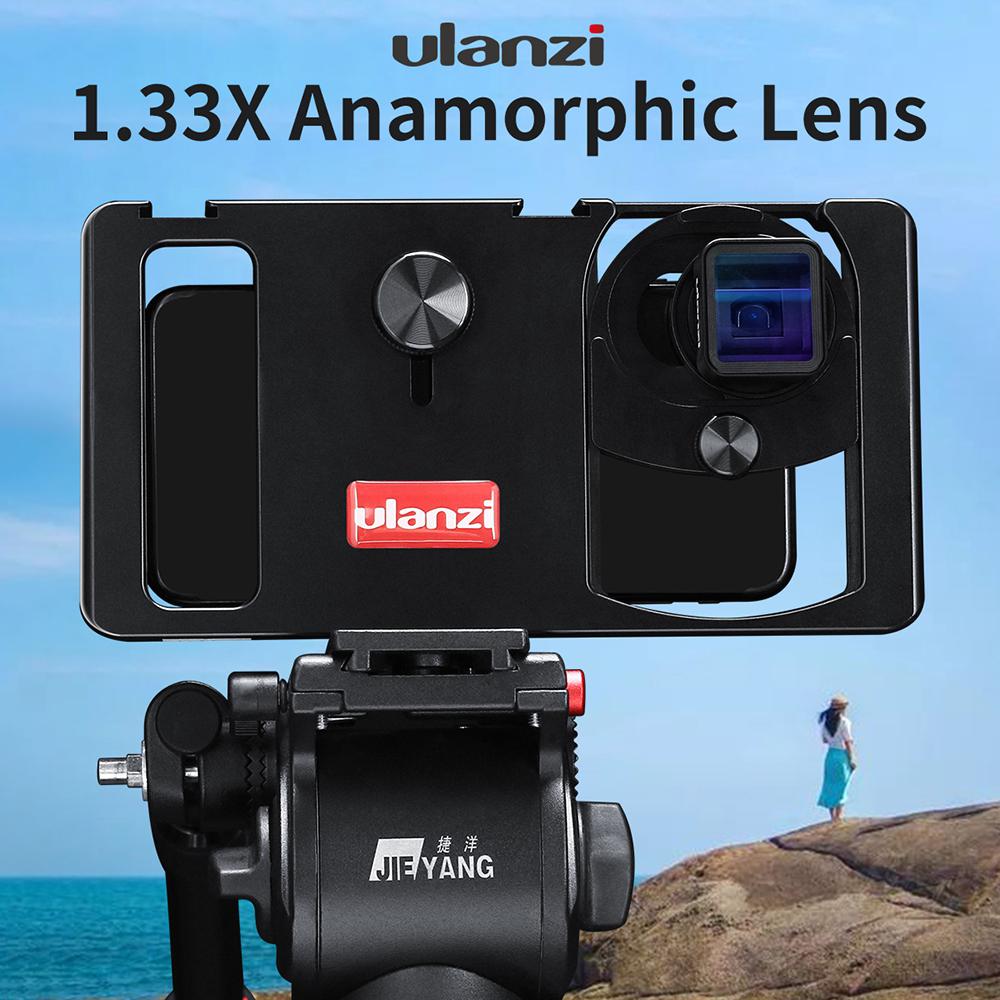 Ulanzi-lente de teléfono anamorfo Universal para IPhone Xs Max X Huawei P20 Pro Mate Movie Shoo, 17mm, 1.3x