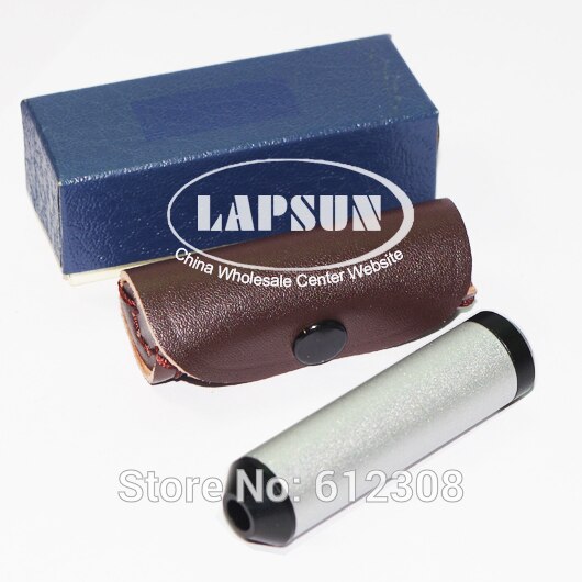 Pocket Diffraction Grating Spectroscope Gem Tool Testing Loupe Gems Gemstones Tester Lens With Leather Carry Pouch