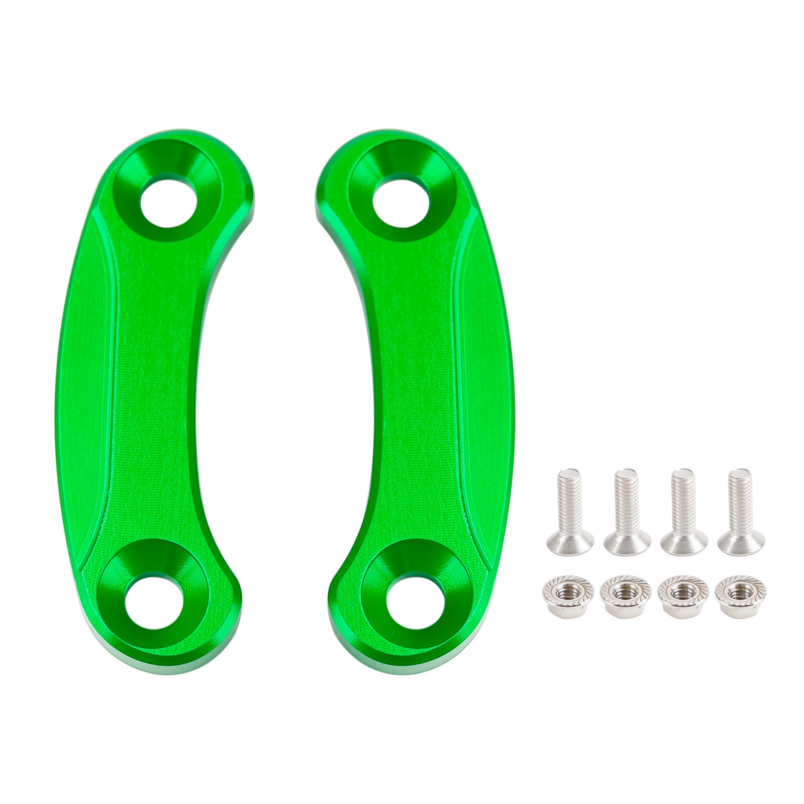 Tappi del foro dello specchietto retrovisore in alluminio Artudatech per KAWASAKI ZX10R ZX-10R 2016 2017 2018 2019 2020 2021 2022 2023: verde