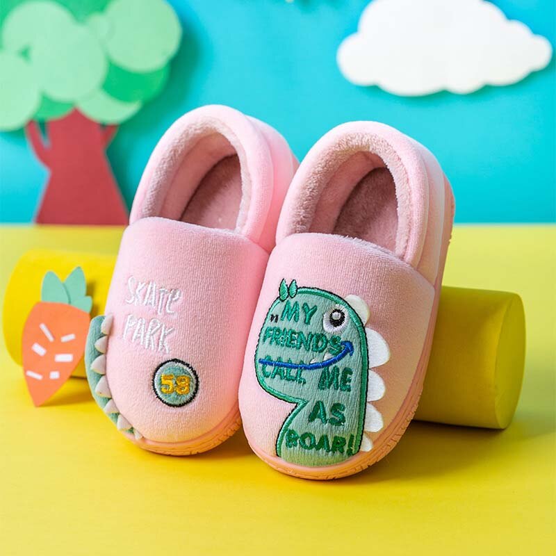 Chaussons En Caoutchouc Pour Enfants - Chaussons D'hiver Doublés