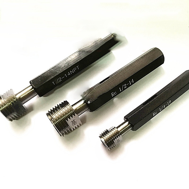 Taper plug gauge measure gauge screw gauge NPT go-no go fixed gauges thread gage Taper pipe plug gauge RC1/8 1/4 1/2 3/4 1