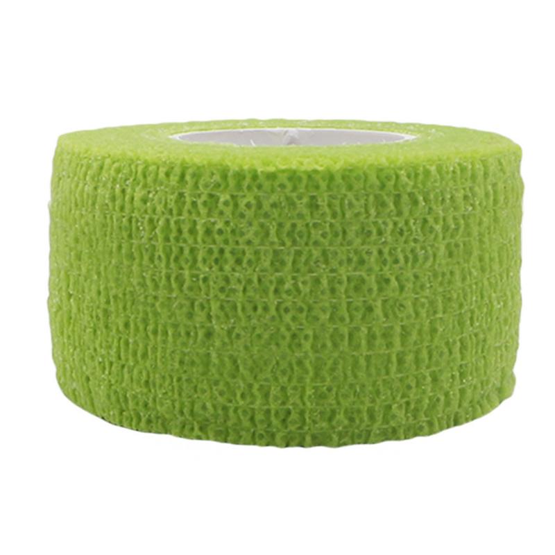 Bandage élastique de Protection de sport, tissu non tissé, couleur auto-adhésive, Bandage élastique doit être uniforme, Incision nette: green / XL