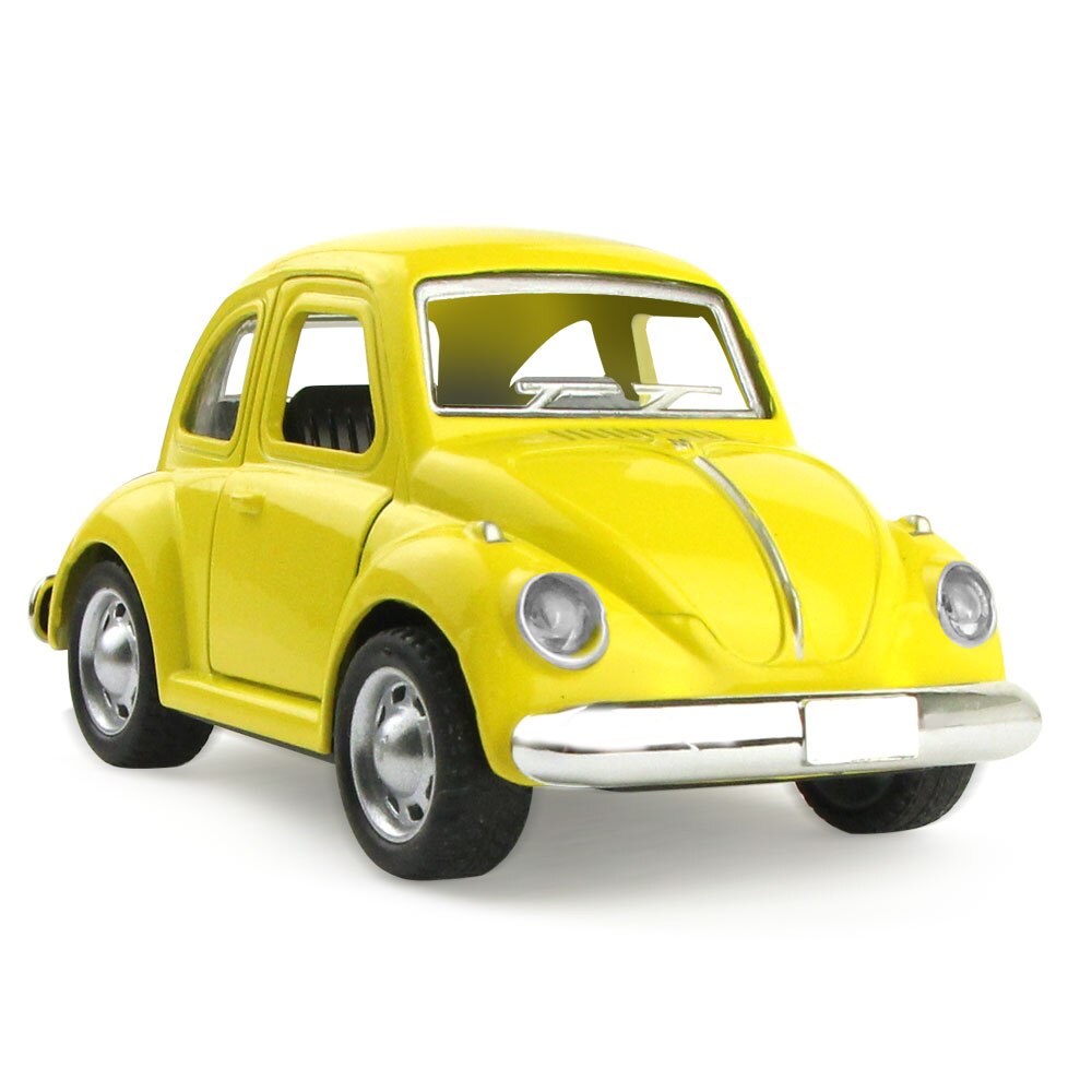 1:36 Auto in lega di Tirare Indietro Diecast Modello del Giocattolo con il Suono di Raccolta della luce Brinquedos Auto Giocattoli per I Ragazzi Dei Bambini di Natale regalo: B Yellow