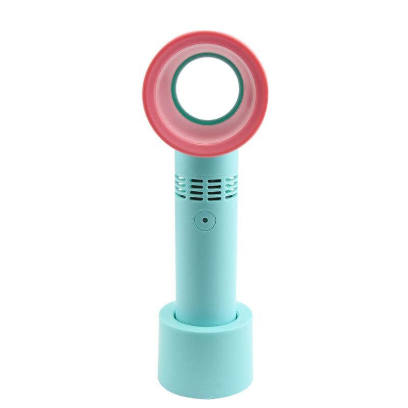 Draagbare, bladloze ventilator, handzame minikoeler, handige ventilator zonder blad, usb-oplaadbaar, klein persoonlijk koelgereedschap voor thuis: Groente