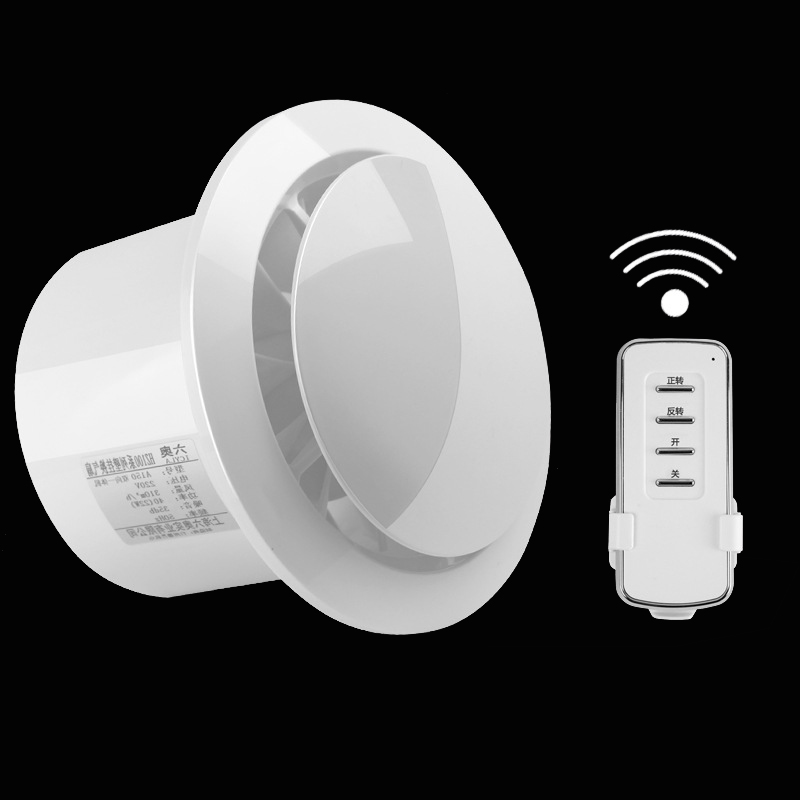 4 inch 6 inch ventilator badkamer muur mute huishoudelijke afzuigventilator keuken afstandsbediening afzuigventilator