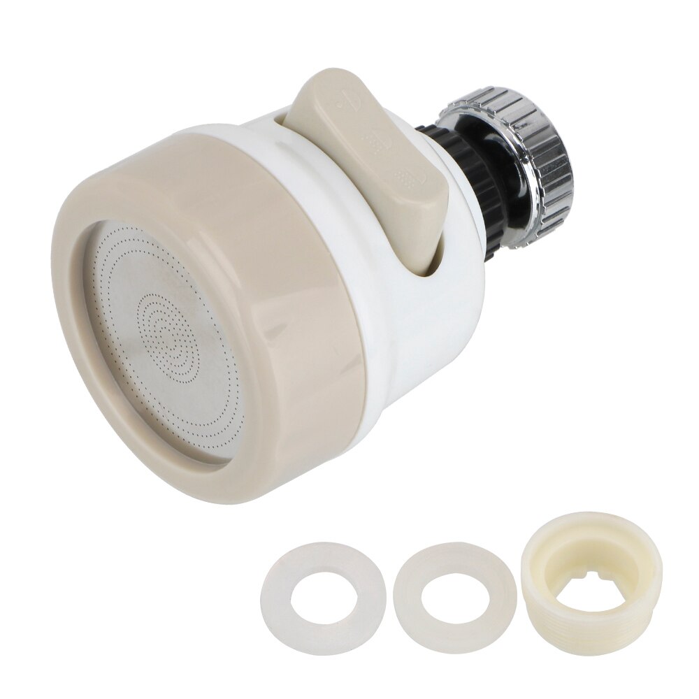 360 Graden Draaibare Sproeikop Kraan Kraan Filter Nozzle Hoge Druk 3 Modesuniversal Slang Tap Universal Keuken Adapters: Shower head plastic