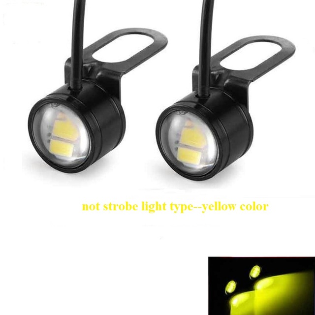 Luz Led superbrillante para motocicleta, lámpara de seguridad para conducción, freno inverso, antiniebla, accesorios para Moto, 2 piezas: Multicolor