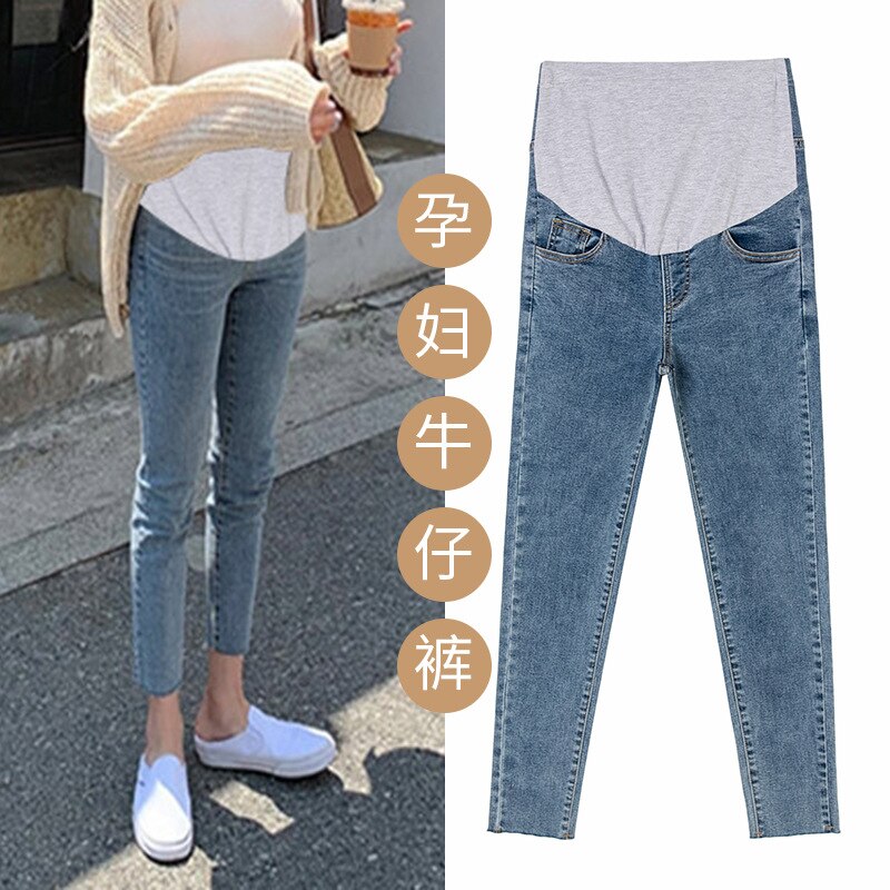 Mutterschaft Jeans für Schwangere Frauen Schwangere Hosen Schwangerschaft Kleidung Frühling Sommer Mom Hose Frauen Hose Mutter Hosen Kleidung