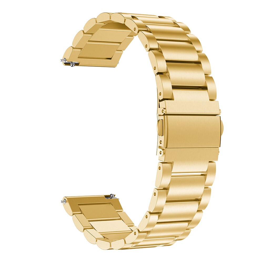 Bracelet De Montre En Acier Inoxydable Or Blanc 22mm - Marque OcioDual - Universel - Neuf Avec étiquettes