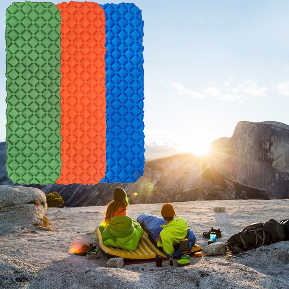 Isomatte für outdoor-camping, ultraleichte, feuchtigkeitsbeständige luftmatratze, tragbare aufblasbare campingmatte