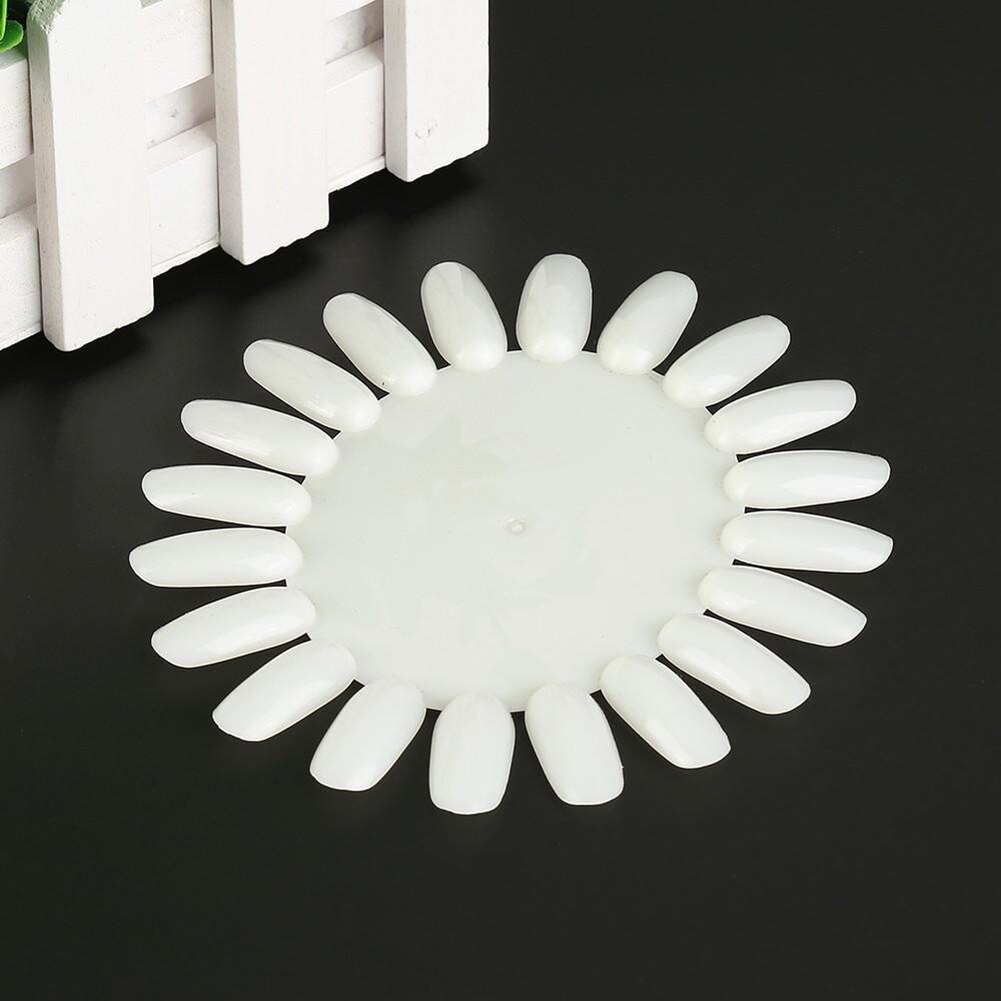 20 kleuren nail art acryl valse tip oefen ronde wiel mal diy display tool manicure toolsbeauty