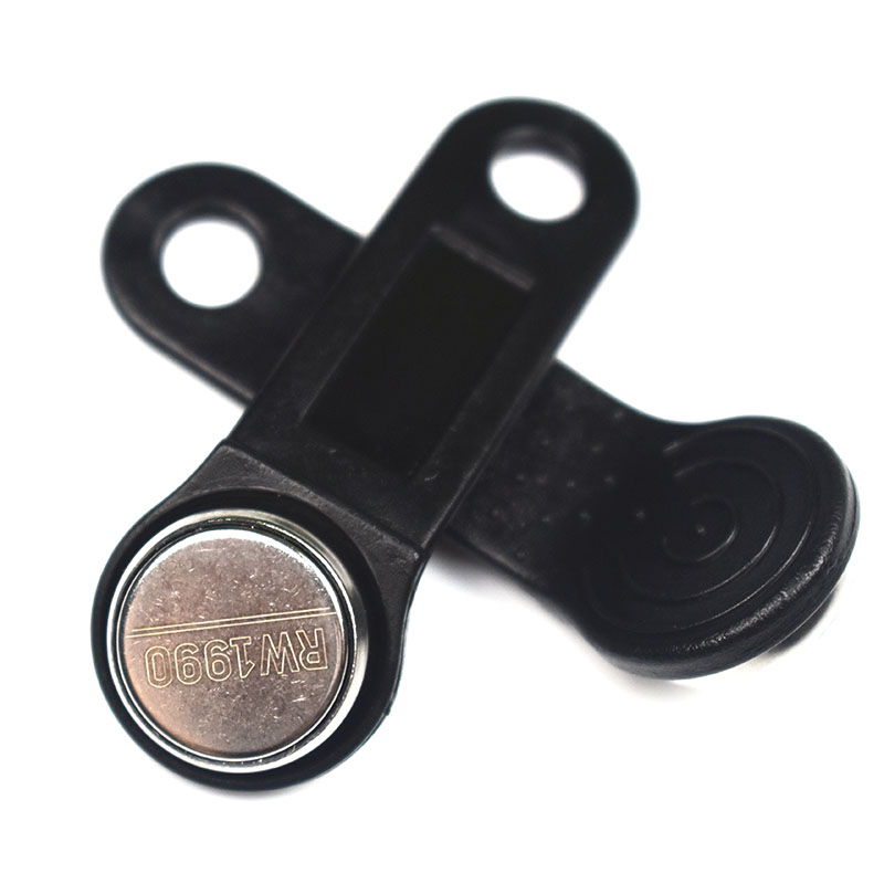 5pcs/Lot Rewritable RFID Touch Memory Key, RW1990 IButton,Copy Card, Sauna Key: black