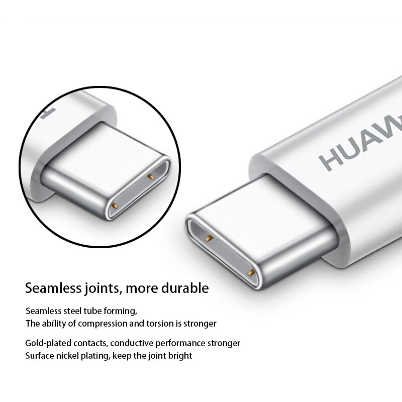 Original Huawei Micro USB to Type C Adapter Microusb Connector Fast Charger Charging Cable 2A USB Type C Adapter