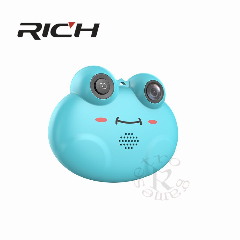 K5 12MP HD Projection Digital Camera Mini Kid Cameras Fotografica Digital Neck Child Photography Video Camera for Child: Blue / standard