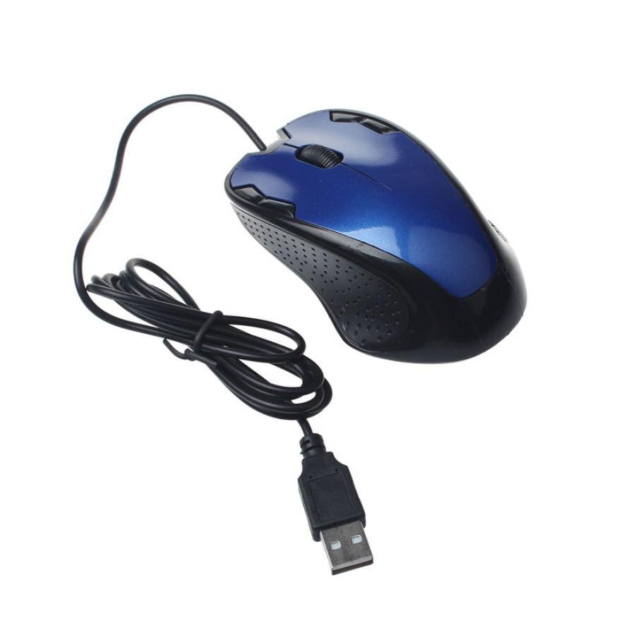 Factory Price Luxury 1800 DPI USB Wired Optical Gaming Mice Mouse For PC Laptop wired mouse office