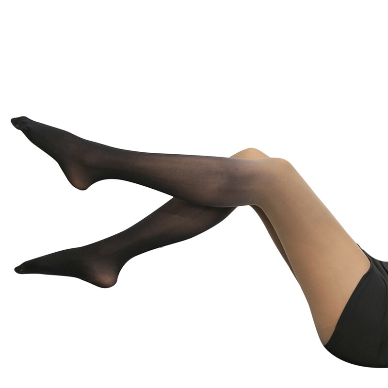 Vrouwen Panty Gradient Candy Kleurrijke Panty Met Print Panty Vrouwelijke Kousen Pantys Winter Warme Panty Medias: Coffee
