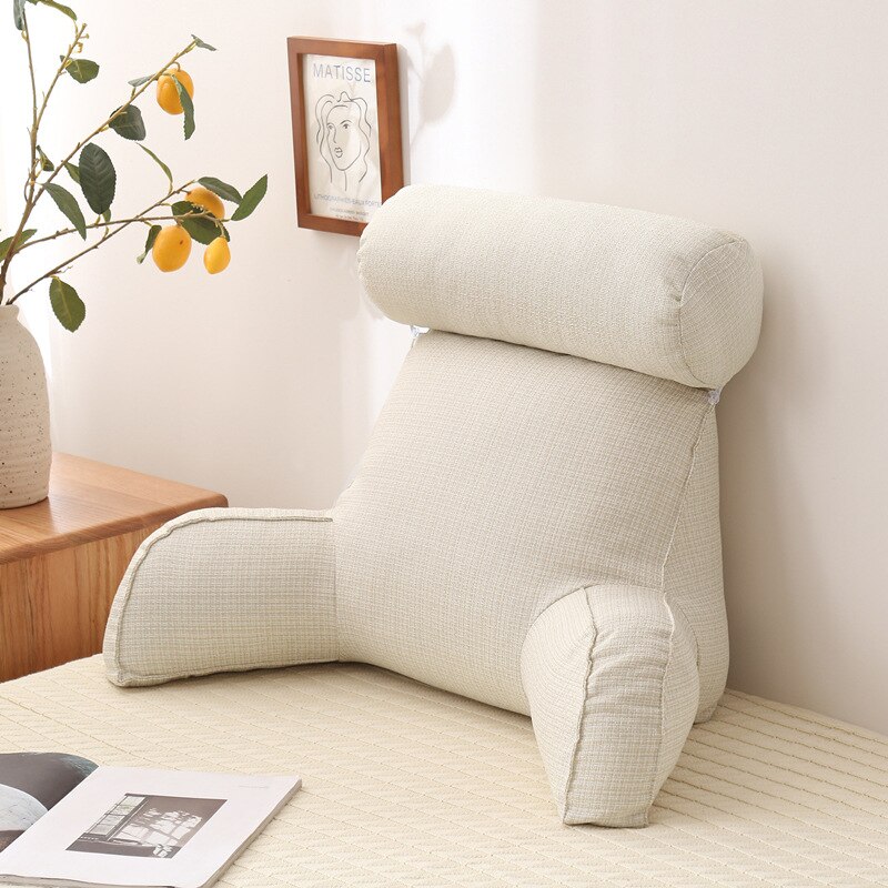 Spezielle Bieten Sofa Nacht Taille Zurück Unterstützung Kissen Rückenlehne Rücken Rest Schmerzen Linderung Kissen Alle Saison Mit Heimat Runde: Beige A