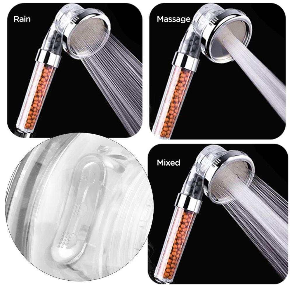 Zloog Badkamer 3 Functie Verstelbare Jetting Douchekop Hoge Druk