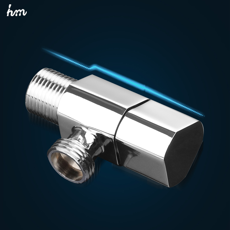 Hm Badkamer Hardware Hoekstopkraan Messing Vullen Ventiel Accessoires Driehoek Keramische Plaat Core Wc Water Hoekstopkraan